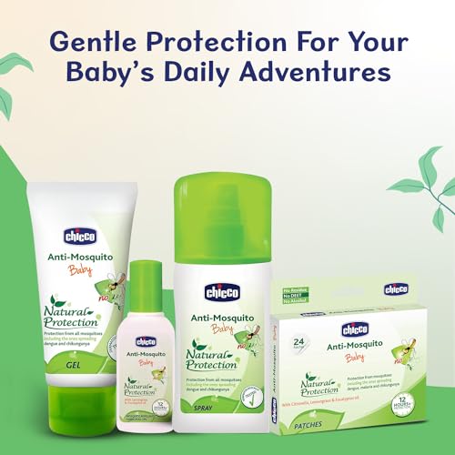 Chicco Anti-Mosquito Gel for Babies, Protects Against Dengue, Malaria and Chikungunya, DEET Free, Dermatologically Tested (100ml) (FROM INDIA)SAB - View 4 of 4