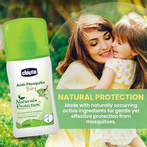 Chicco Anti-Mosquito Spray for Babies, 100ml | Natural Protection from Disease Spreading Mosquitoes | Dermatologically tested | Free from DEET, Alcohol and Colours (FROM INDIA)SAB - View 4 of 6