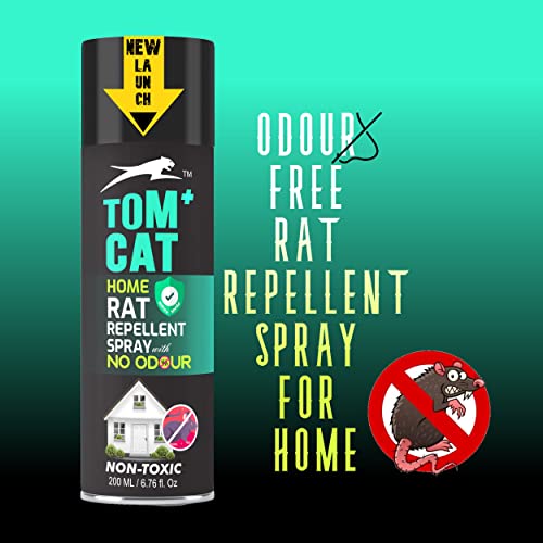 Shadow Securitronics Tom CAT Rat Repellent Spray for Home/Garage &amp; Godown | NO Odour Rat Repellent Spray | Rat Repel Spray | Home Rat Spray | (200 ml) - View 4 of 6
