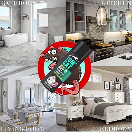 Shadow Securitronics Tom CAT Rat Repellent Spray for Home/Garage &amp; Godown | NO Odour Rat Repellent Spray | Rat Repel Spray | Home Rat Spray | (200 ml) - View 5 of 6