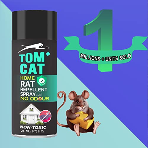 Shadow Securitronics Tom CAT Rat Repellent Spray for Home/Garage &amp; Godown | NO Odour Rat Repellent Spray | Rat Repel Spray | Home Rat Spray | (200 ml) - View 6 of 6