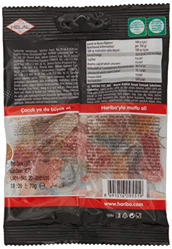 Haribo Fizz Mix Sour Candy Gummies - 70G Bag (FROM DUBAI) SAM - View 2 of 7