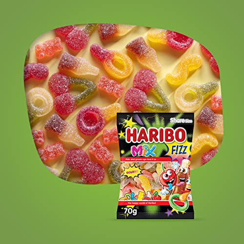 Haribo Fizz Mix Sour Candy Gummies - 70G Bag (FROM DUBAI) SAM - View 3 of 7