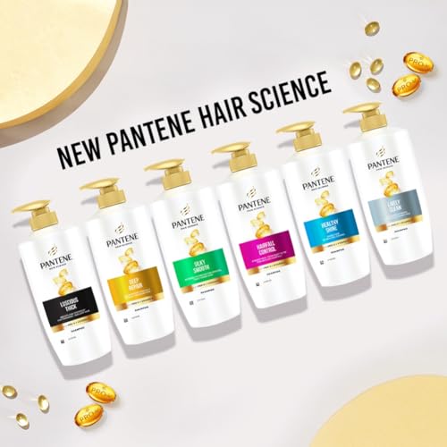 Pantene Advanced Hairfall Solution, Silky Smooth Care Shampoo, Pack of 1, 650ML, Green(FROM INDIA)JEZ - View 5 of 6