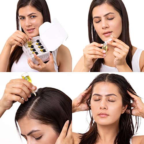 Brillare Tea Tree Hair Oil, Salicylic Acid &amp; Coconut Hair Oil Shots, Best for Dry &amp;Itchy Scalp, Dandruff Control Oil, Reduces Excess Scalp Oil, 100% Natural Hair Oil, 48ml - View 4 of 6