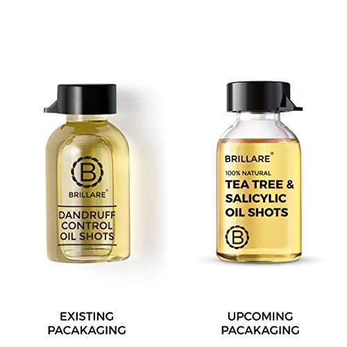 Brillare Tea Tree Hair Oil, Salicylic Acid &amp; Coconut Hair Oil Shots, Best for Dry &amp;Itchy Scalp, Dandruff Control Oil, Reduces Excess Scalp Oil, 100% Natural Hair Oil, 48ml - View 6 of 6