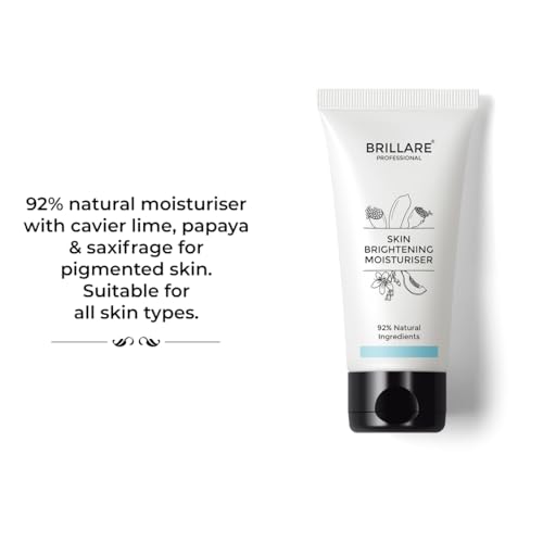 Brillare Professional Skin Brightening Natural Moisturiser With Lime Cavier and Papaya, Reduces Tanning, Helps in Brighten Skin Tone, 50 ml - View 2 of 5