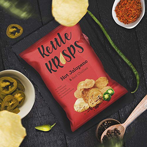 Kettle Krisps Potato Chips, Hot Jalapeno &amp; Red Chillies, 30 gm (FROM DUBAI)SAM - View 3 of 6