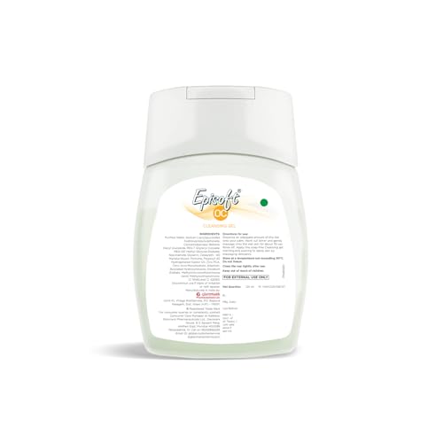 Episoft OC Cleansing Gel | For Oily, Combination &amp; Normal Skin | Daily Facewash | Cleanser for Acne Prone Skin | Dermatologist Prescribed | Suitable for Men &amp; Women | 125ml (FROM INDIA)SAB - View 3 of 3
