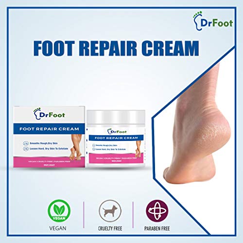 Dr Foot | Foot Cream for Cracked Heels | Crack Heel Repair Cream | Foot Cream for Dry Feet | Foot Care Cream | Foot Crack Cream | Heel Crack Cream | With Lemongrass, Tea Tree &amp; Vitamin E Oil - 100gms (FROM INDIA)SAB - View 2 of 6