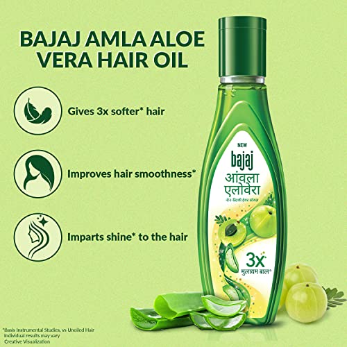 Bajaj Amla Aloe Vera Hair Oil, 500ml (FROM INDIA)SAB - View 4 of 6