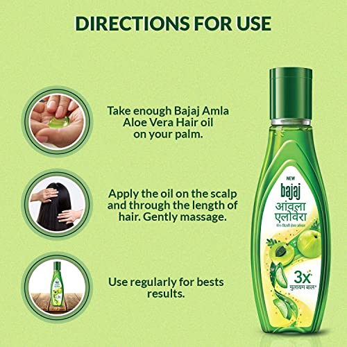 Bajaj Amla Aloe Vera Hair Oil, 500ml (FROM INDIA)SAB - View 5 of 6