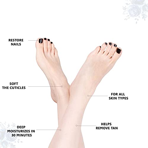 Dr Foot | Foot Mask Peeling Feet Mask | Foot Hydration Socks | Foot Peeling Mask | Foot Mask for Cracked Heels | Leg Mask | With Hyaluronic Acid, Shea Butter &amp; Aloe Vera | Foot Mask Socks | Pack of 1 (FROM INDIA)SAB - View 4 of 6