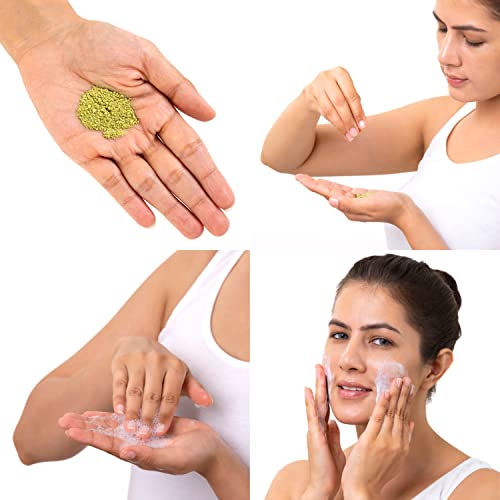 Brillare Neem Face Wash for Acne &amp; Pimples, with Bergamot for Clear Skin, 100% Natural Powder Facewash for Acne Prone Skin, Pimples &amp; Blemishes, 15g - View 5 of 6
