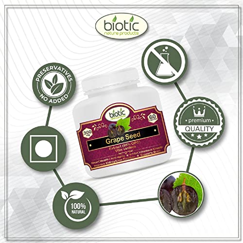 Biotic Natural Grape Seed Extract - Grapeseed Capsule - 60 Veg Capsules - View 5 of 7