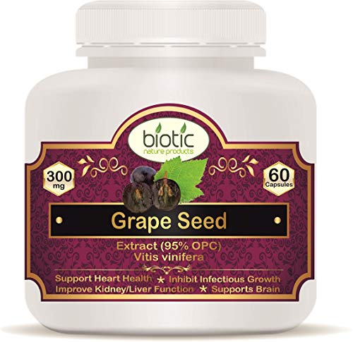 Biotic Natural Grape Seed Extract - Grapeseed Capsule - 60 Veg Capsules - View 7 of 7