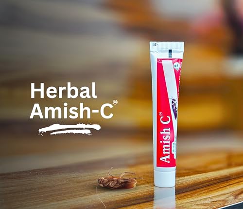 Amish C Cockroach Herbal Gel 20 Grm Pack Of 8 For Home Cockroach | Fast Results For Home For Kitchen For Office Convenient/Natural &amp; 100% Effective - View 3 of 7
