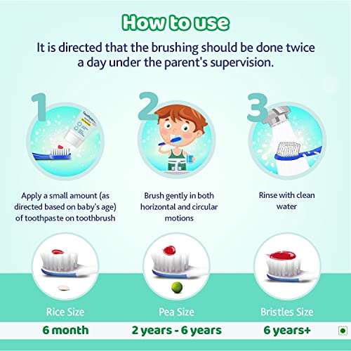 Chicco Toothpaste for Kids (6+ years), Mild Mint Flavour, 70g | With Fluoride to Remove Plaque, Helps Prevent Cavities (FROM INDIA)SAB - View 5 of 6