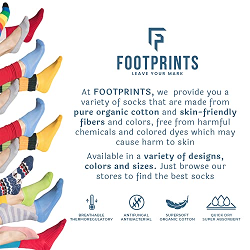 FOOTPRINTS Organic Cotton Anti-Skid Socks | Pack of 6 (FROM INDIA) NUSS - View 8 of 9