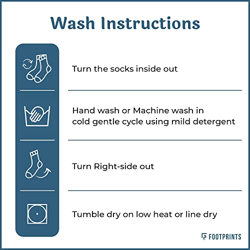 FOOTPRINTS Organic Cotton Anti-Skid Socks | Pack of 6 (FROM INDIA) NUSS - View 9 of 9