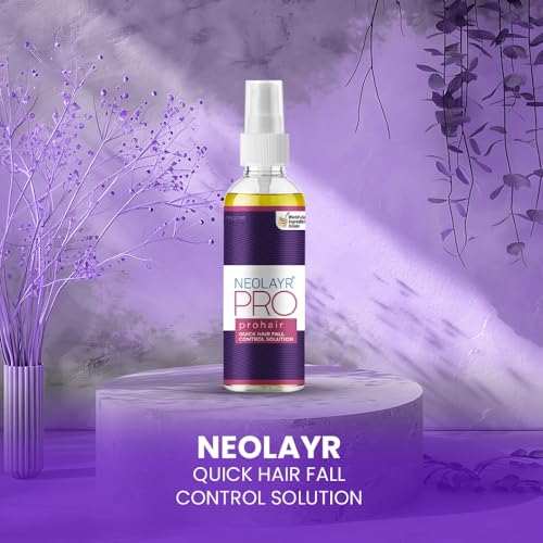 NEOLAYR PRO PROHAIR QUICK HAIR FALL CONTROL SOLUTION 40 ML I Reduces stress-related hair fall and offers visible reduction in just 20 days (FROM INDIA)SAB - View 2 of 7