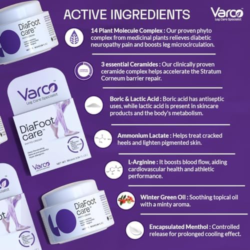 VARCO LEG CARE TOPICAL PHYTO OIL Diafoot Care Phyto Leg Moisturization ...