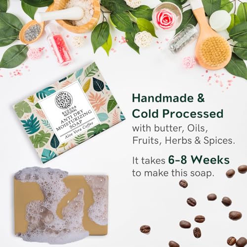Buddha Natural Anti Dry Skin Glow Handmade Soap (100 Grams)- 100% Ayush Certified Skin Lightening Soap - Cold Pressed Handmade Luxury Butter Soap - Moisturize the Dry and Rough Skin (FROM INDIA)SAB - View 3 of 6