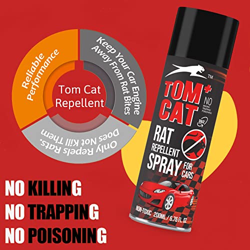 Shadow Securitronics Tom Cat Rat Repellent Spray For Cars 120Ml Highly Effective Protect Wires In Car,Bike&amp;Outdoor Utilities Non Toxic Only Repels 6-8 Weeks Protection Rodent Repellent Coating 100Ml - View 3 of 6