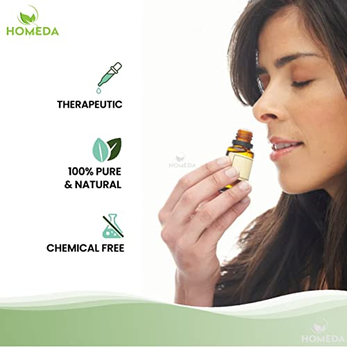 Homeda Mogra and Jasmine Essential Oils Combo for Home Fragrance, Diffuser, Pooja Original, Jasmine Oil 100% Pure for Skin, Face, Hair - 15ml each (FROM INDIA) NUSS - View 5 of 5