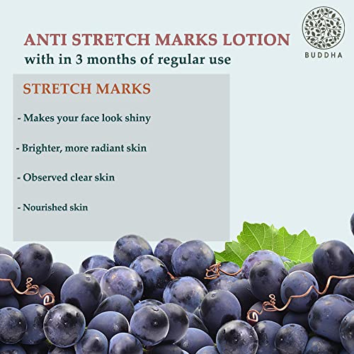 BUDDHA NATURAL Anti-Stretch Marks Body Lotion (150 ml) - Reduce visible Stretch Marks - 100% Natural (FROM INDIA)SAB - View 4 of 6