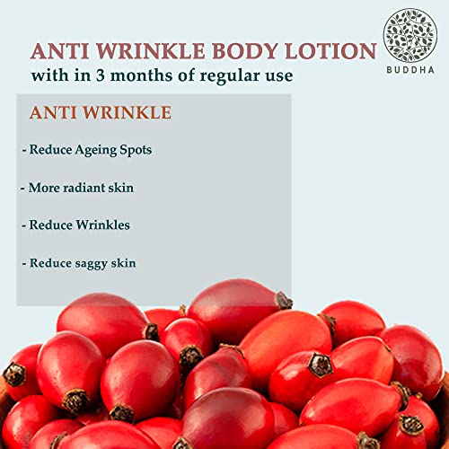 BUDDHA NATURAL Anti Wrinkle Body Lotion (150 ml) - Helps to Reduce Wrinkles &amp; Fine lines - 100% Natural (FROM INDIA)SAB - View 5 of 6