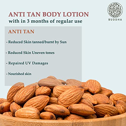 Buddha Natural De-Tan Sunscreen Body Lotion with SPF 25+ | Enriched with Red Sandal &amp; Bergamot | 200 ml (FROM INDIA)SAB - View 6 of 6