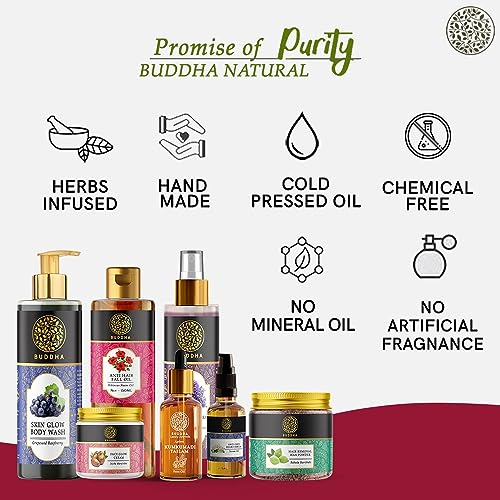 BUDDHA NATURAL Anti Hair Fall Shampoo 200 ml - Upto 100% Stronger Hair &amp; Reduced Hair Fall - Revive My Roots(FROM INDIA)JEZ - View 5 of 6