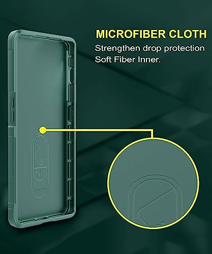 WOW IMAGINE Ultimate Silicon Back Cover Case for Samsung Galaxy M14 5G | Military Grade Drop Protection Shockproof Bumper | Anti-Slip Grip | Scratch Proof Micro-Fibre Cloth Inside (Forest Green)(FROM INDIA FAAZ) - View 4 of 6