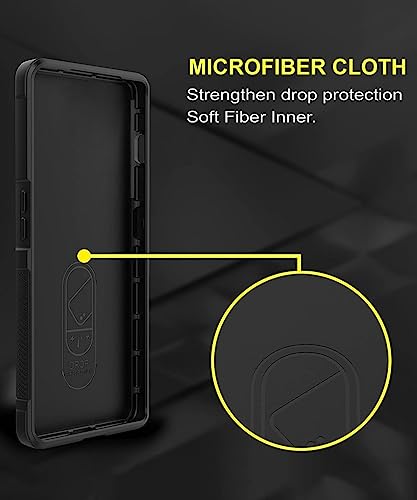 WOW IMAGINE Ultimate Silicon Back Cover Case for Samsung Galaxy M14 5G | Military Grade Drop Protection Shockproof Bumper | Anti-Slip Grip | Scratch Proof Micro-Fibre Cloth Inside (Pitch Black)(FROM INDIA FAAZ) - View 4 of 6