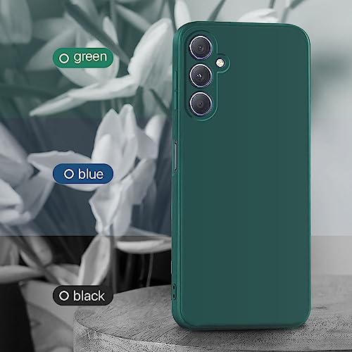 WOW IMAGINE Back Cover for Samsung Galaxy M34 5G | F34 5G | Ultra Slim Soft Rubberised Case | Inner Velvet Fabric Lining | Matte Silicone Flexible Mobile Case | Camera Protection - Green(FROM INDIA FAAZ) - View 4 of 6