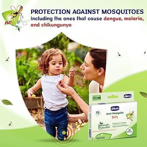 Chicco Anti-Mosquito Patches for Babies, 24 count | Natural Protection from Disease Spreading Mosquitoes | 12 Hours of Protetcion | Free from DEET, Alcohol and Stains (FROM INDIA)SAB - View 3 of 6