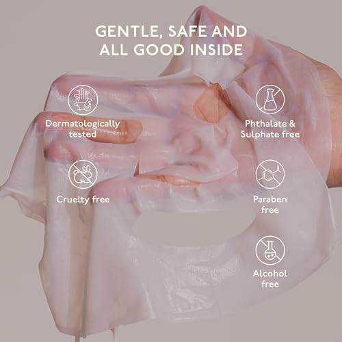 Asaya Radiance Face Sheet Mask for Brightening | Bio cellulose Sheet Mask for Dull, Uneven Skin | Niacinamide, Vitamin C &amp; Chamomile Flower Extract | Adds Glow | Made in Korea | All Skin Types (FROM INDIA)SAB - View 6 of 6