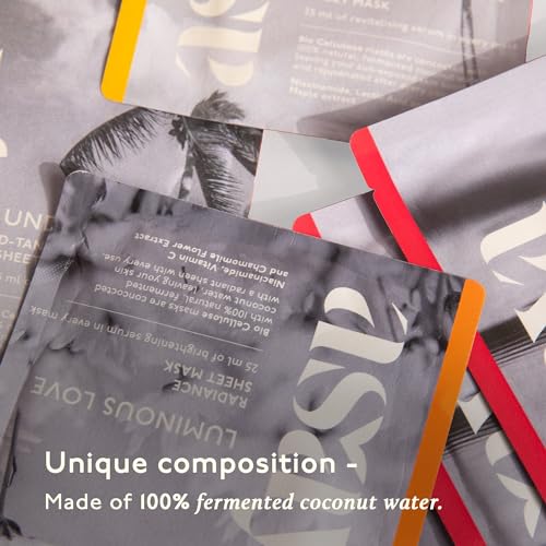 ASAYA Dtan Face Sheet Mask For Tan Removal | Bio Cellulose Sheet Mask For Sun-Damaged Skin | Maple Extract | Exfoliates &amp; Evens Tone | Made In Korea | All Skin Types, 1 Count (FROM INDIA)SAB - View 2 of 6