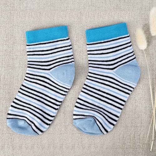 LEALDEALZ kids socks for boys and girls, soft cotton with Anti bacterial Wash Pack of 5. (FROM INDIA) NUSS - View 6 of 7