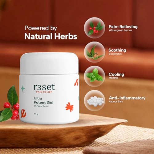 R3SET Ultra potent 100 gms - Ultimate Natural Pain Relief Solution for Everyone 100% Natural No Side Effects (FROM INDIA)SAB - View 4 of 6