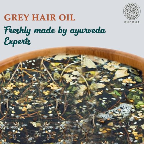 Buddha Natural Oil For Greys (150 ml) - Complete Solution For Greys hair - 100% Natural(FROM INDIA)JEZ - View 4 of 6