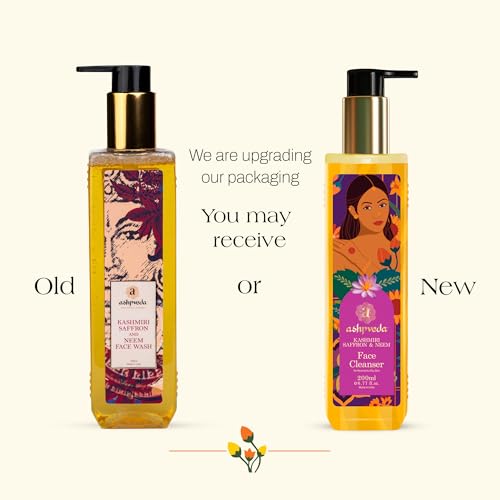 Ashpveda Natural Radiant Kashmiri Saffron and Neem Ayurvedic Herbal Face Wash for Daily Skin Exfoliation and Brightening | Face Cleanser, Chemical Free Face Wash (100 ml)(FROM INDIA)JEZ - View 2 of 6