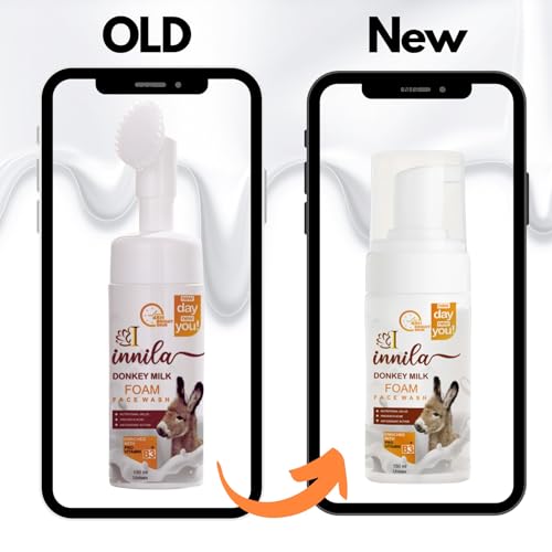 Innila Donkey Milk Foam Face Wash For Skin Brightening &amp; Anti- Aging With Pro Vitamin B3+ -150ML (Men &amp; Women)(FROM INDIA)NUZ - View 2 of 6