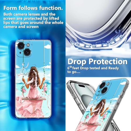 Fashionury Designer Case for Apple iPhone 15 Plus Back Cover for Apple iPhone 15 Plus Printed Back Cover for Apple iPhone 15 Plus -D1055 (FROM INDIA FAAZ) - View 2 of 5