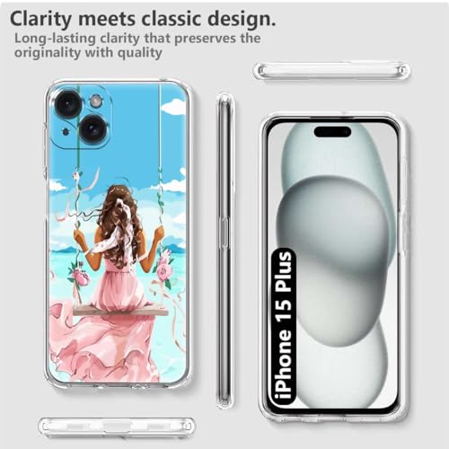Fashionury Designer Case for Apple iPhone 15 Plus Back Cover for Apple iPhone 15 Plus Printed Back Cover for Apple iPhone 15 Plus -D1055 (FROM INDIA FAAZ) - View 3 of 5