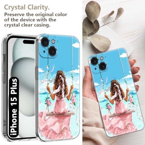 Fashionury Designer Case for Apple iPhone 15 Plus Back Cover for Apple iPhone 15 Plus Printed Back Cover for Apple iPhone 15 Plus -D1055 (FROM INDIA FAAZ) - View 5 of 5