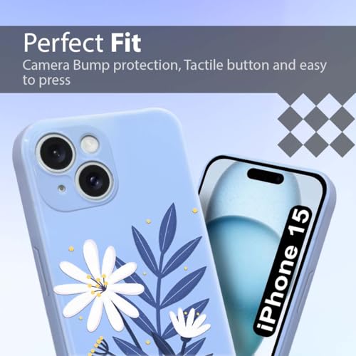 Fashionury Apple iPhone 15 Case Back Cover Shockproof Soft Silicon Glossy TPU | 360 Degree Protection| Camera Protection | Designer Stylish Cover for Apple iPhone 15 -MB348 (FROM INDIA FAAZ) - View 3 of 5