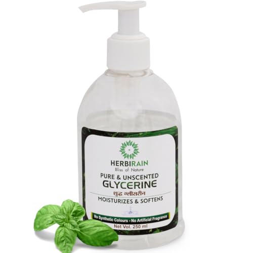 Herbirain Pure &amp; Unscented Glycerine for Face, Skin &amp; Hair 250ml (FROM INDIA) NUSS - Shop at Colombo Mall