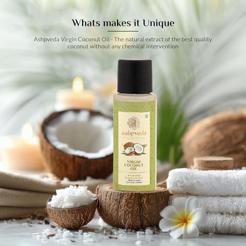 Ashpveda Virgin Coconut Oil for Long, Strong &amp; Gorgeous Hair | Essential Ayurvedic Herb Enriched Fragrance Oil for Men and Women (100ML)(FROM INDIA)JEZ - View 3 of 6